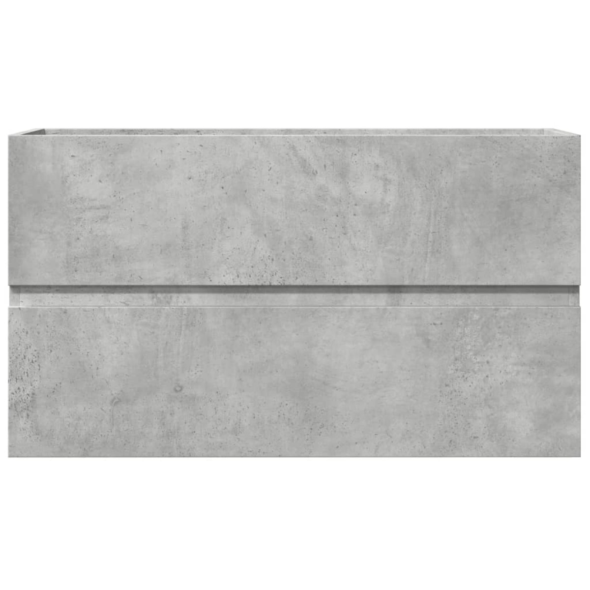vidaXL Ντουλάπι Νιπτήρα Γκρι Σκυροδέματος 90x38,5x45 εκ. Επεξ. Ξύλο