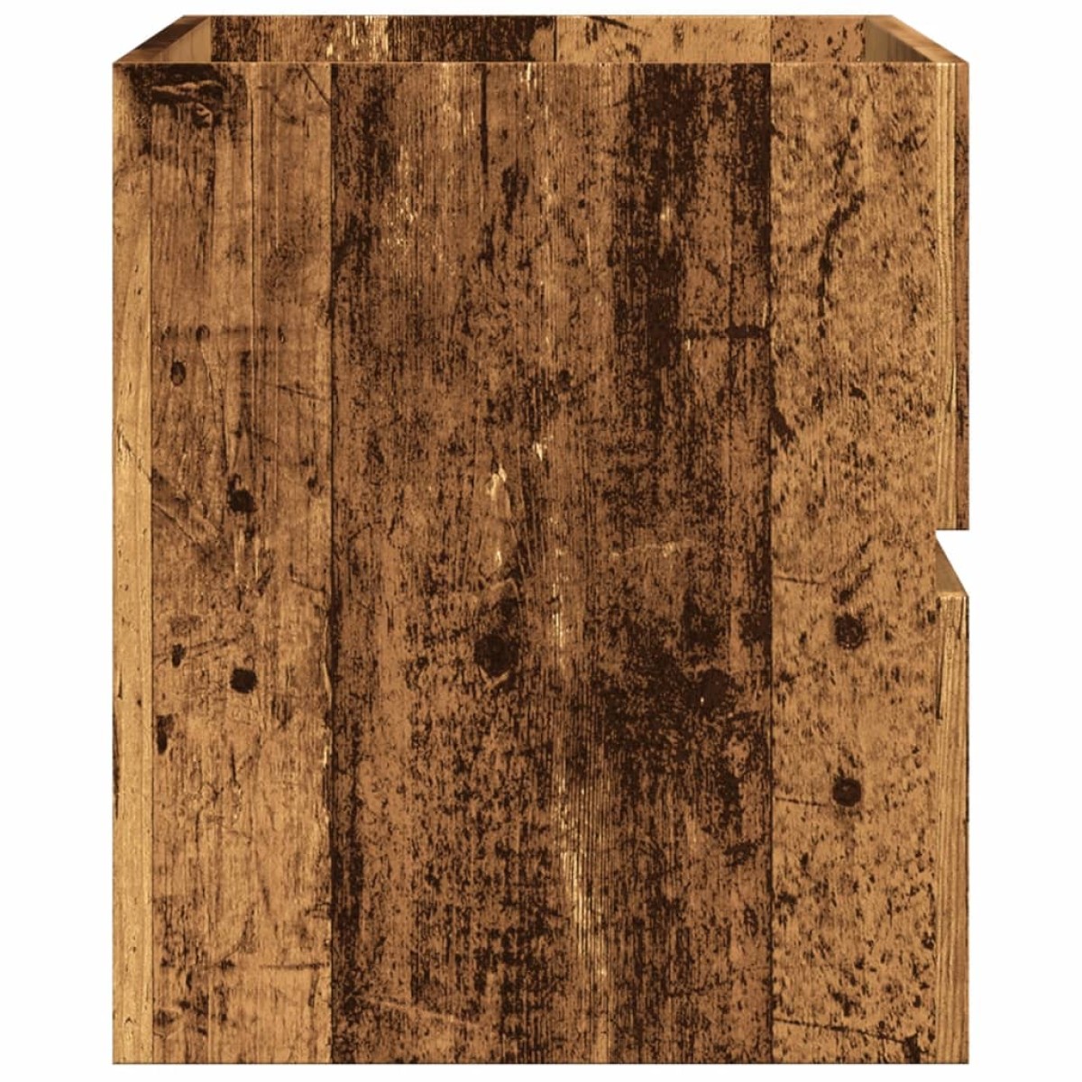 vidaXL Ντουλάπι Νιπτήρα Όψη Παλαιού Ξύλου 90x38,5x45 εκ. Επεξεργ. Ξύλο