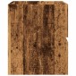 vidaXL Ντουλάπι Νιπτήρα Όψη Παλαιού Ξύλου 90x38,5x45 εκ. Επεξεργ. Ξύλο