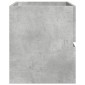 vidaXL Ντουλάπι Νιπτήρα Γκρι Σκυροδέματος 100x38,5x45 εκ. Επεξ. Ξύλο