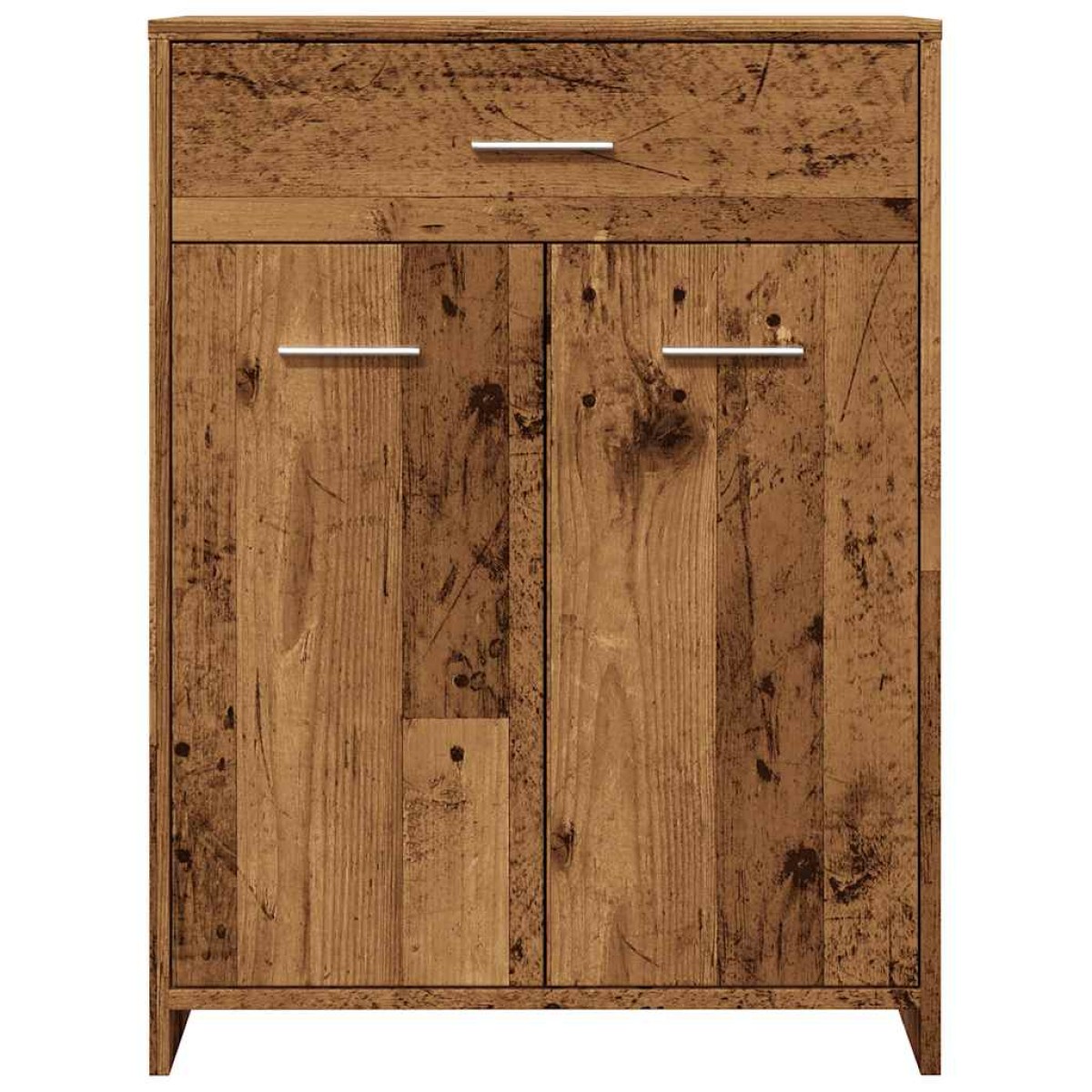 vidaXL Ντουλάπι Μπάνιου Όψη Παλαιού Ξύλου 60x33x80 εκ. από Επεξ. Ξύλο