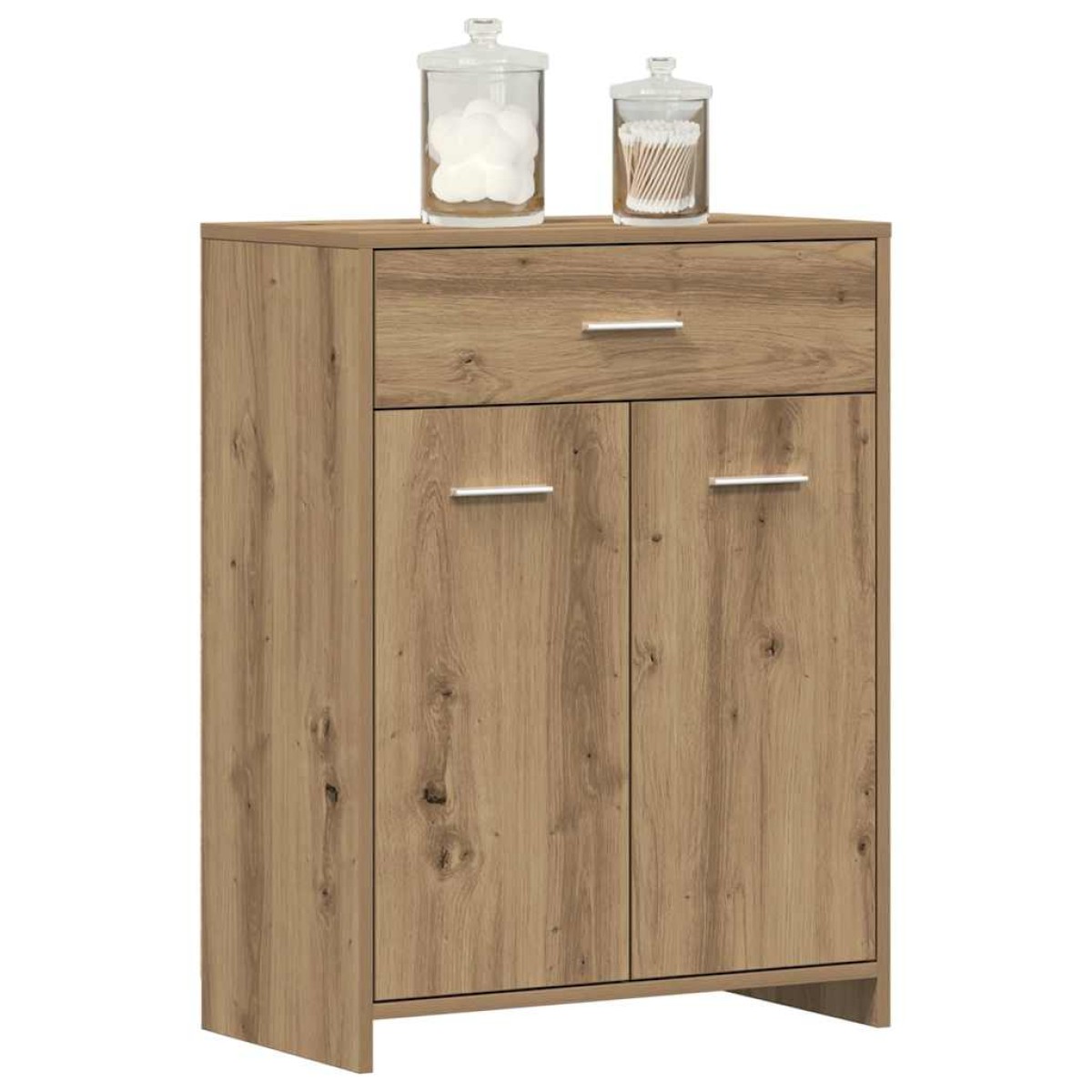 vidaXL Ντουλάπι Μπάνιου Αρτισιανή Δρυς 60x33x80 εκ. Επεξ. Ξύλο