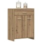 vidaXL Ντουλάπι Μπάνιου Αρτισιανή Δρυς 60x33x80 εκ. Επεξ. Ξύλο