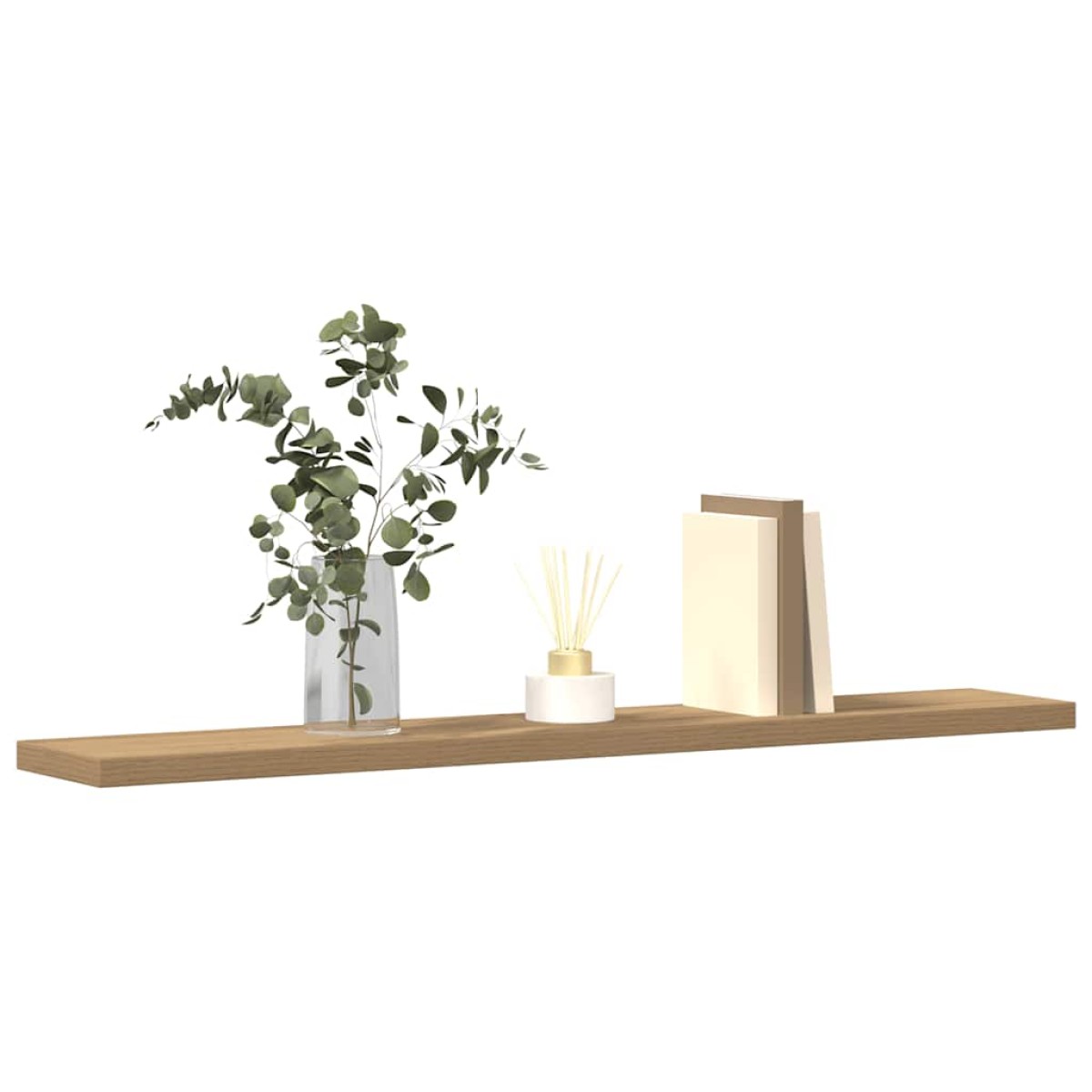 vidaXL Ράφια Τοίχου 4 τεμ. Artisan Δρυς 60x20x1,5εκ. από Επεξεργ. Ξύλο