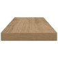 vidaXL Ράφια Τοίχου 4 τεμ. Artisan Δρυς 60x20x1,5εκ. από Επεξεργ. Ξύλο