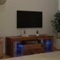 vidaXL Έπιπλο Τηλεόρασης LED Όψη Παλαιού Ξύλου120x36,5x40εκ.Επεξ. Ξύλο