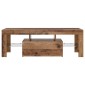vidaXL Έπιπλο Τηλεόρασης LED Όψη Παλαιού Ξύλου120x36,5x40εκ.Επεξ. Ξύλο