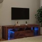 vidaXL Έπιπλο Τηλεόρασης LED Όψη Παλαιού Ξύλου140x36,5x40εκ.Επεξ. Ξύλο