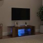 vidaXL Έπιπλο Τηλεόρασης LED Όψη Παλαιού Ξύλου 90x39x30 εκ. Επεξ. Ξύλο