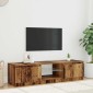 vidaXL Έπιπλο Τηλεόρασης LED Όψη Παλαιού Ξύλου 140x40x36εκ
