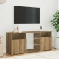 vidaXL Έπιπλο Τηλεόρασης με LED Αρτισιανή Δρυς 120x30x50 εκ Επεξ.Ξύλο