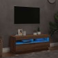 vidaXL Έπιπλο Τηλεόρασης LED Αρτισιανή Δρυς 100x35x40 εκ. Επεξ. Ξύλο