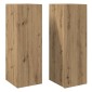 vidaXL Σετ ντουλάπι τηλεόρασης 2 τεμαχίων Artisan Oak Ξύλο μηχανής