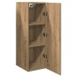 vidaXL Σετ ντουλάπι τηλεόρασης 2 τεμαχίων Artisan Oak Ξύλο μηχανής