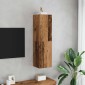 ντουλάπι τηλεόρασης vidaXL Παλιό ξύλο 30,5x30x110 cm Ξύλινη κατασκευή