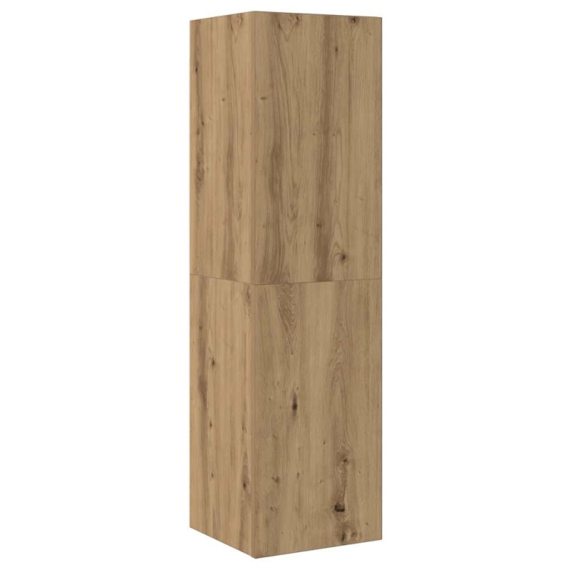 vidaXL Ντουλάπι τηλεόρασης Artisan Oak 30,5x30x110 cm Ξύλινη κατασκευή