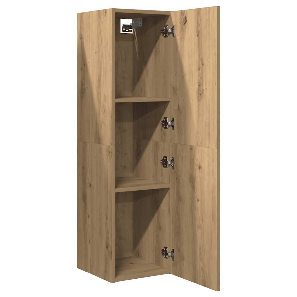 vidaXL Ντουλάπι τηλεόρασης Artisan Oak 30,5x30x110 cm Ξύλινη κατασκευή