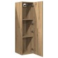 vidaXL Ντουλάπι τηλεόρασης Artisan Oak 30,5x30x110 cm Ξύλινη κατασκευή