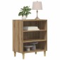 vidaXL Μπουφές Αρτισιανή Δρυς 57x35x75 εκ. από Επεξεργασμένο Ξύλο