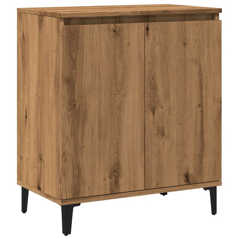 vidaXL Μπουφές Τεχνίτης Δρυς 60x35x70 εκ. από Επεξεργασμένο Ξύλο