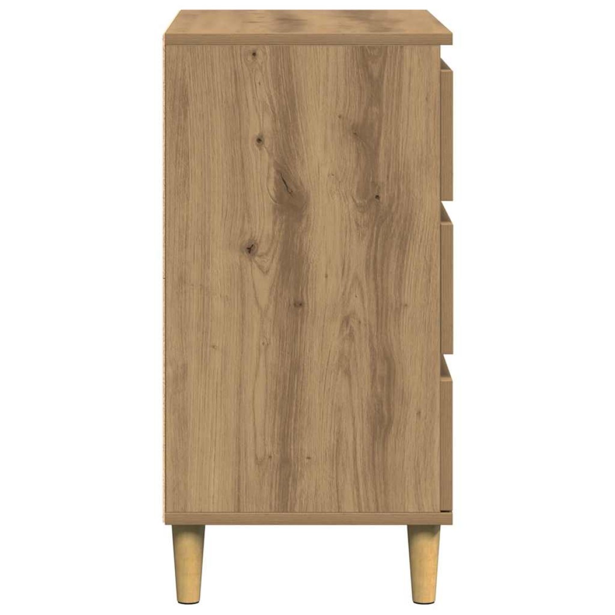 vidaXL Μπουφές Τεχνίτης Δρυς 60x35x70 εκ. από Επεξεργασμένο Ξύλο