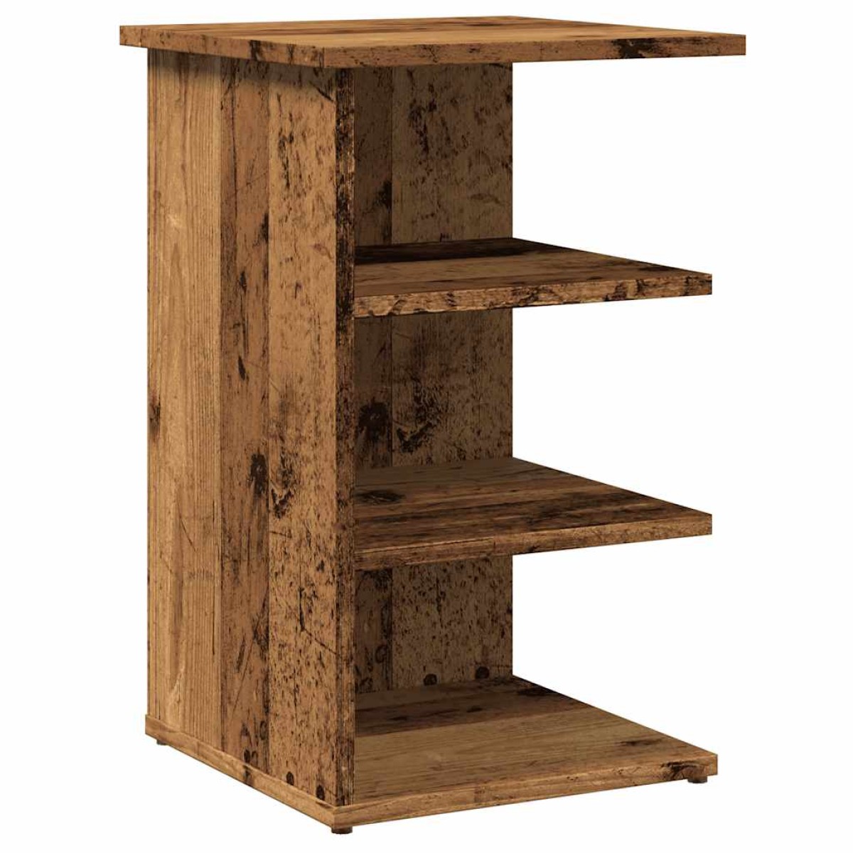 vidaXL Sideboard Παλιό ξύλο 35x35x55 cm Ξύλο μηχανής