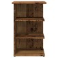 vidaXL Sideboard Παλιό ξύλο 35x35x55 cm Ξύλο μηχανής
