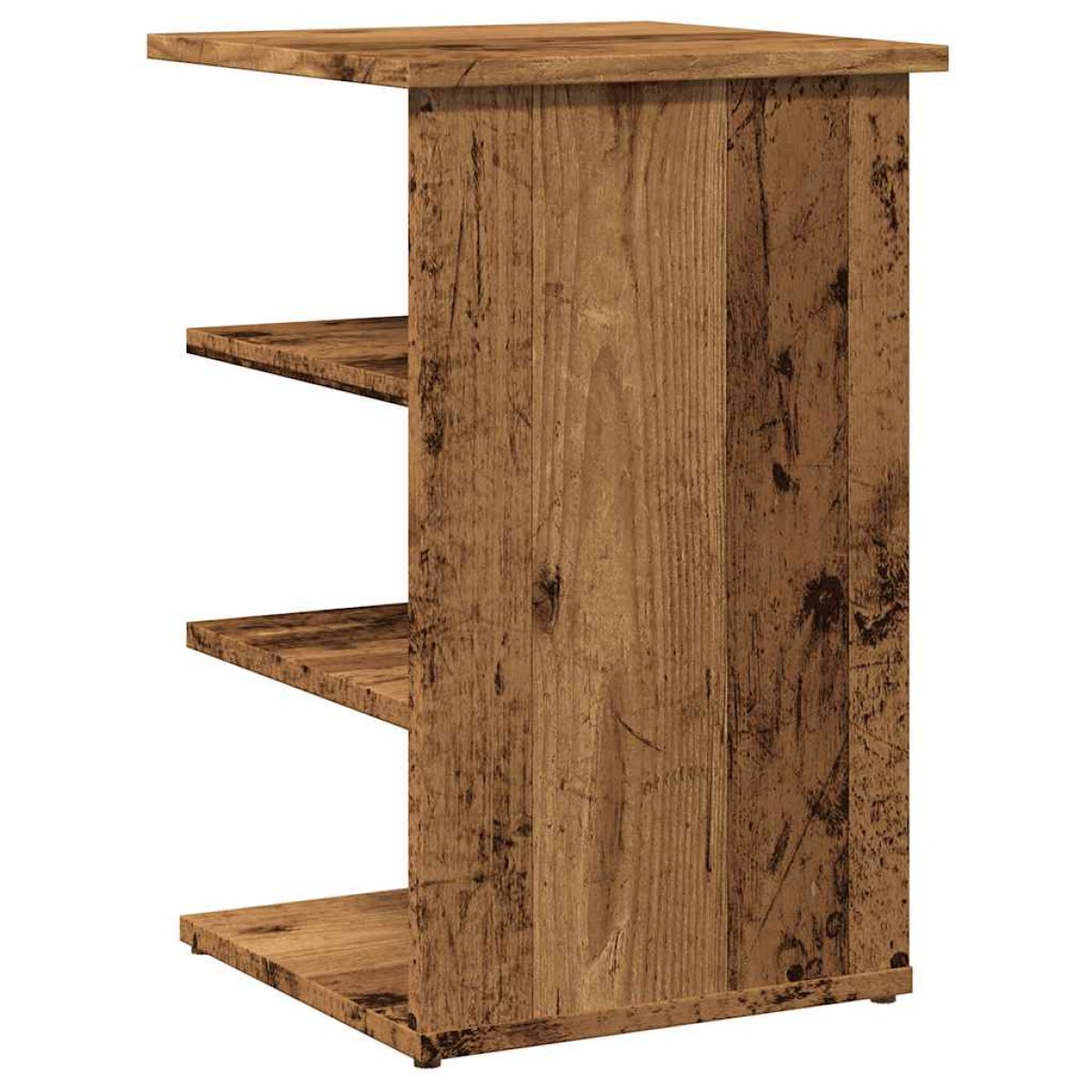 vidaXL Sideboard Παλιό ξύλο 35x35x55 cm Ξύλο μηχανής