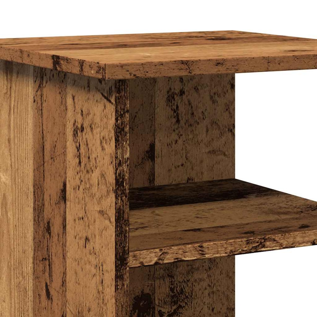 vidaXL Sideboard Παλιό ξύλο 35x35x55 cm Ξύλο μηχανής