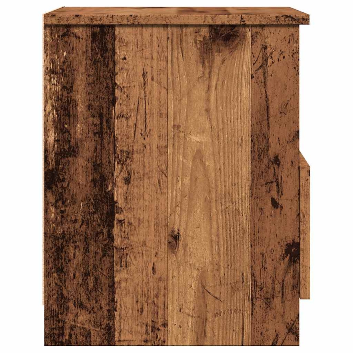 vidaXL ντουλάπι κομοδίνου Παλιό ξύλο 40x40x50 cm Κατασκευασμένο ξύλο