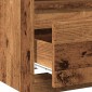 vidaXL ντουλάπι κομοδίνου Παλιό ξύλο 40x40x50 cm Κατασκευασμένο ξύλο