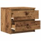 vidaXL Κομοδίνο Όψη Παλαιού Ξύλου 50x40x43.5 εκ. από Επεξ. Ξύλο
