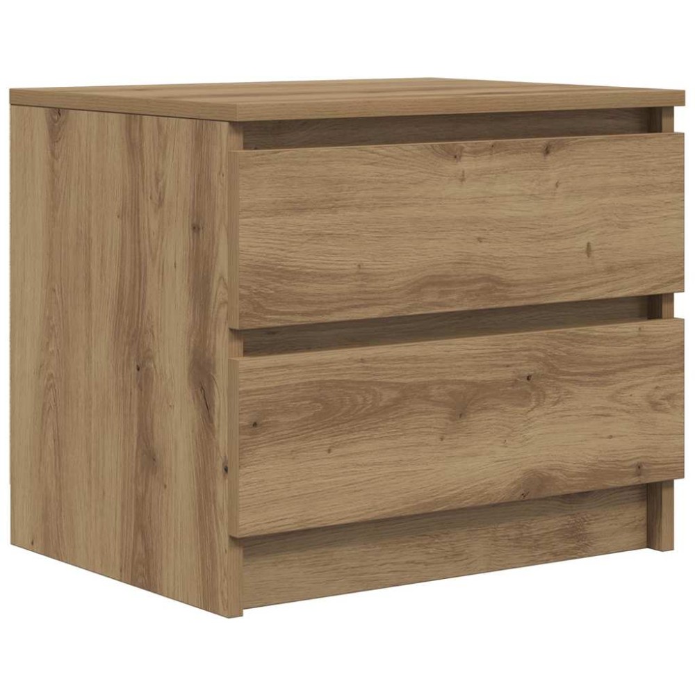 vidaXL Κομοδίνο Αρτισιανή Δρυς 50x40x43.5 εκ. από Επεξεργασμένο Ξύλο