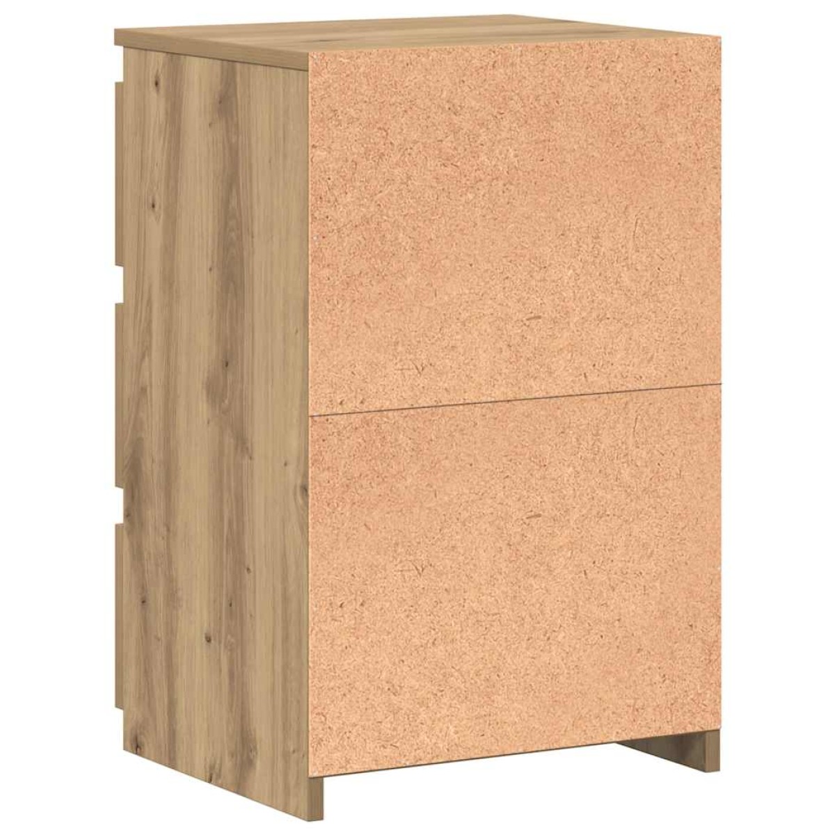 vidaXL Κομοδίνα 2 τεμ.Αρτισιανή Δρυς 40x35x62,5 εκ. Επεξ. Ξύλο
