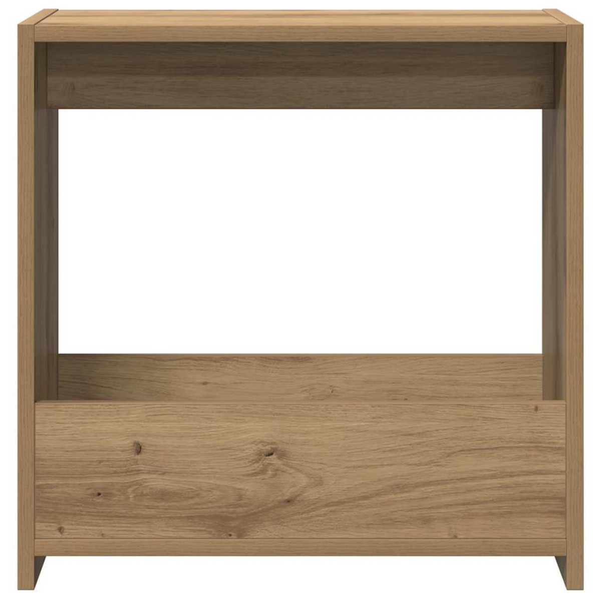 vidaXL Side Table Artisan Oak 50x26x50 cm Κατασκευασμένο ξύλο