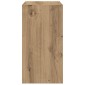 vidaXL Side Table Artisan Oak 50x26x50 cm Κατασκευασμένο ξύλο