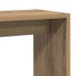 vidaXL Side Table Artisan Oak 50x26x50 cm Κατασκευασμένο ξύλο
