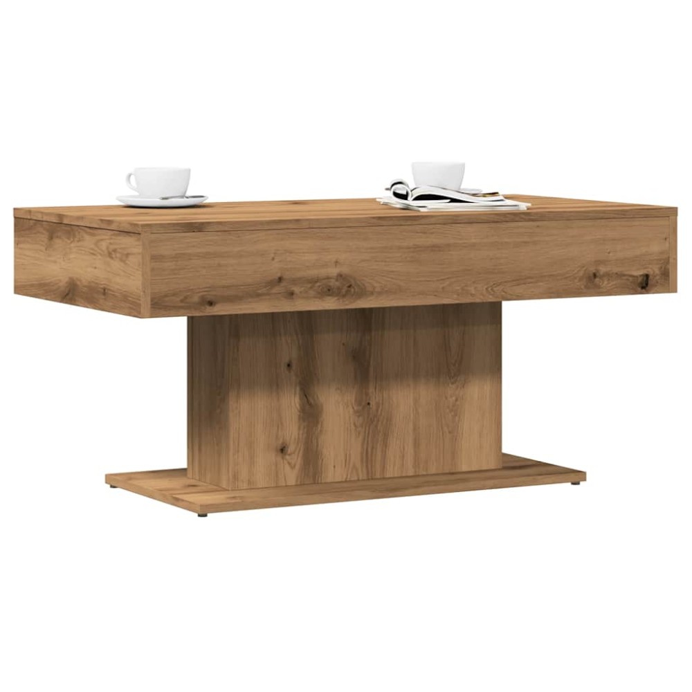 vidaXL Τραπεζάκι Σαλονιού Artisan Δρυς 96 x 50 x 45 εκ. από Τεχνητό Ξύλο
