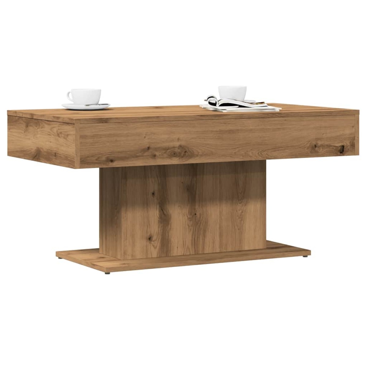 vidaXL Τραπεζάκι Σαλονιού Artisan Δρυς 96 x 50 x 45 εκ. από Τεχνητό Ξύλο