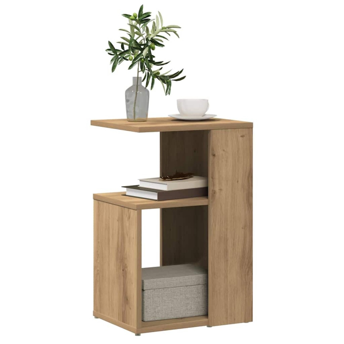 vidaXL Βοηθητικό Τραπέζι Αρτισιανή Δρυς 36x30x56 εκ. Επεξ. Ξύλο