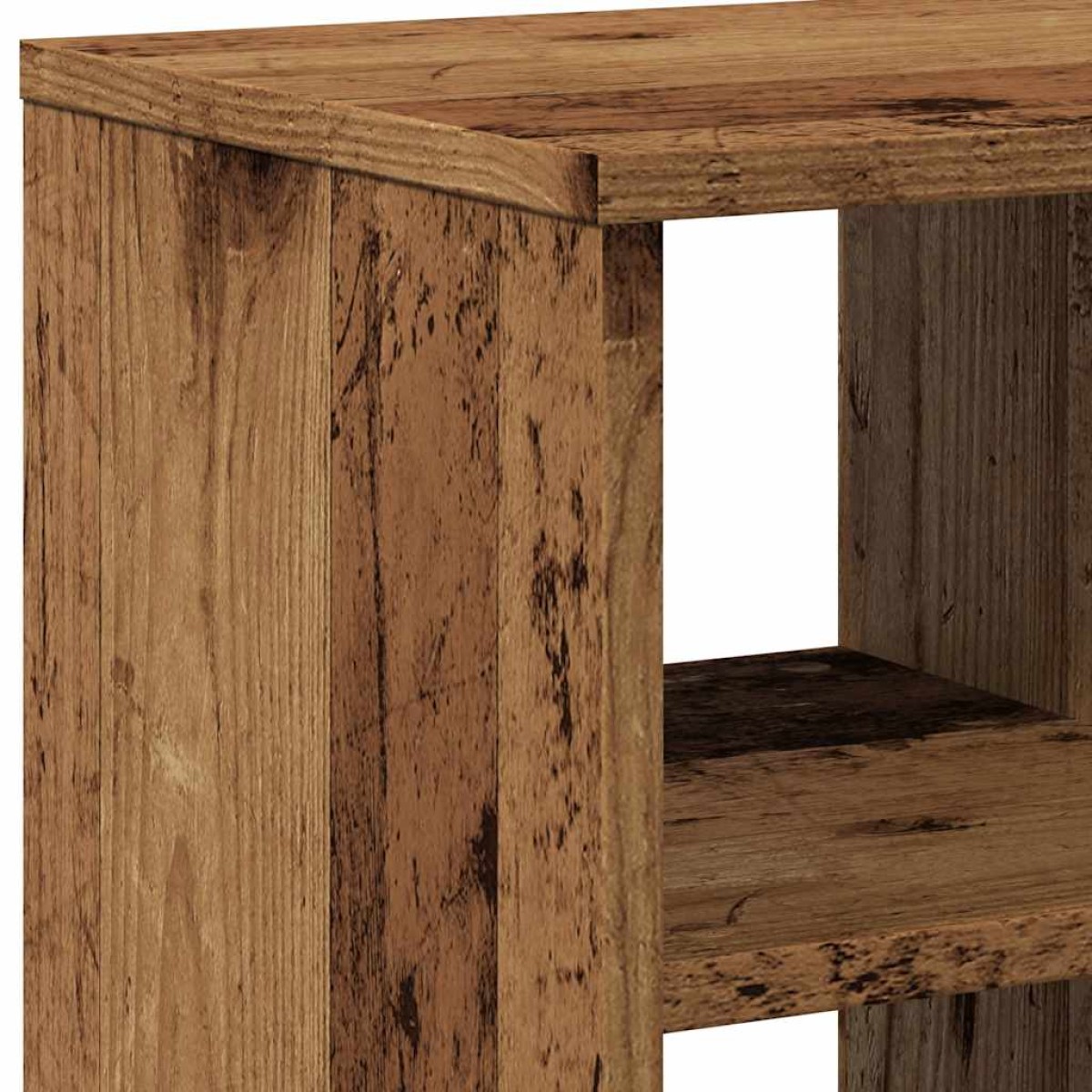 vidaXL Side Table Παλιό ξύλο 50x30x50 cm Κατασκευασμένο ξύλο