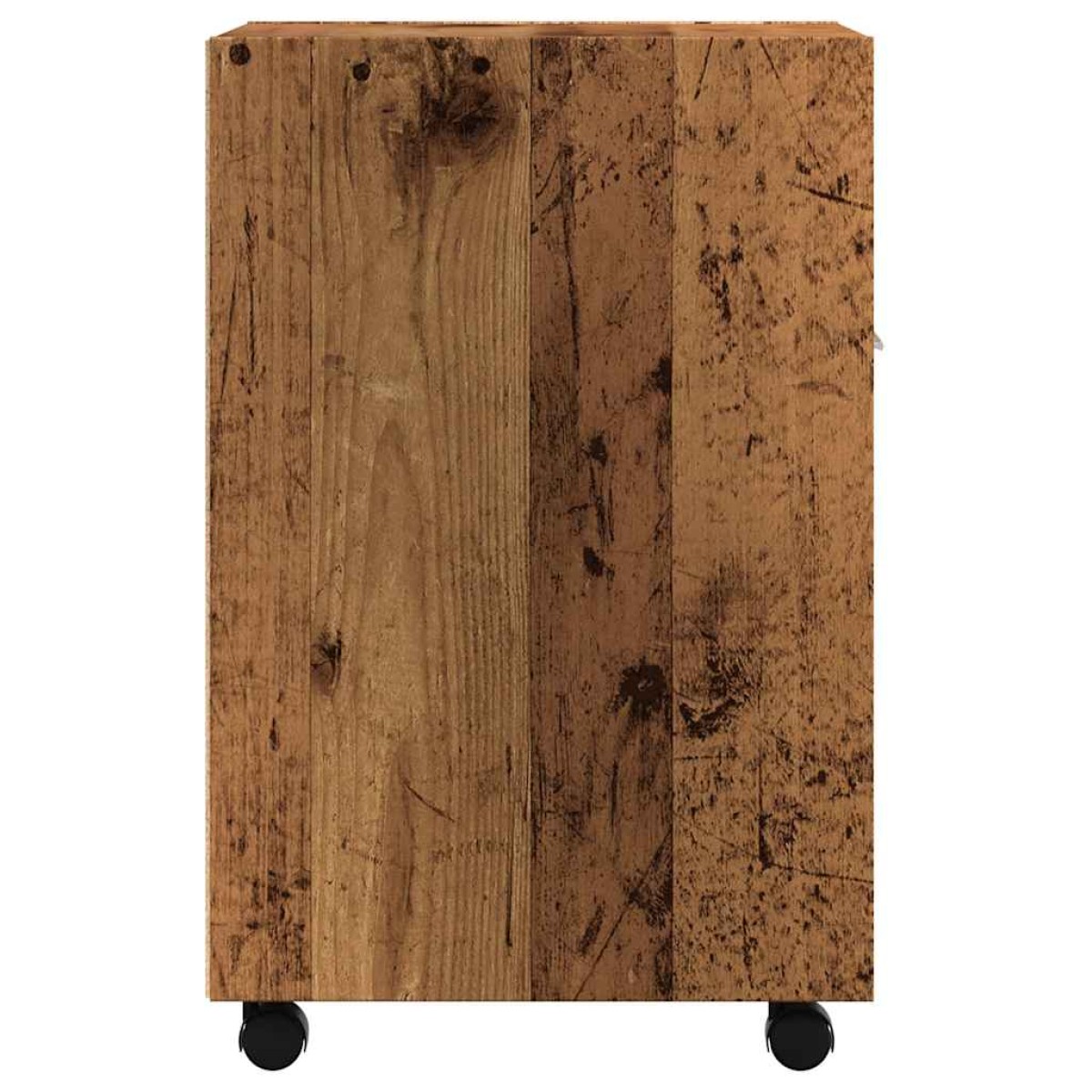 vidaXL Ντουλάπι με ρόδες Παλιό ξύλο 33x38x60 cm Ξύλο μηχανής