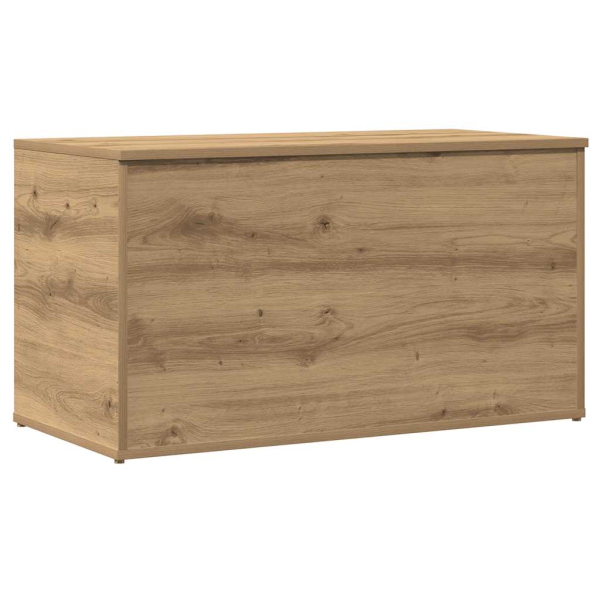 vidaXL Μπαούλο Αποθήκευσης Δρυς τεχνίτης 84 x 42 x 46 εκ