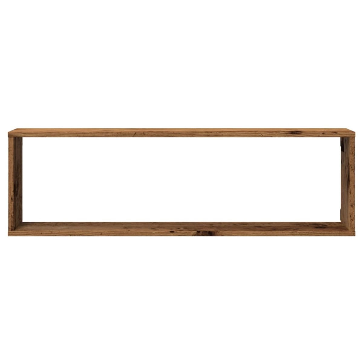 vidaXL Ράφια Κύβοι Τοίχου Όψη Παλαιού Ξύλου 100x15x30 εκ. Επεξ. Ξύλο