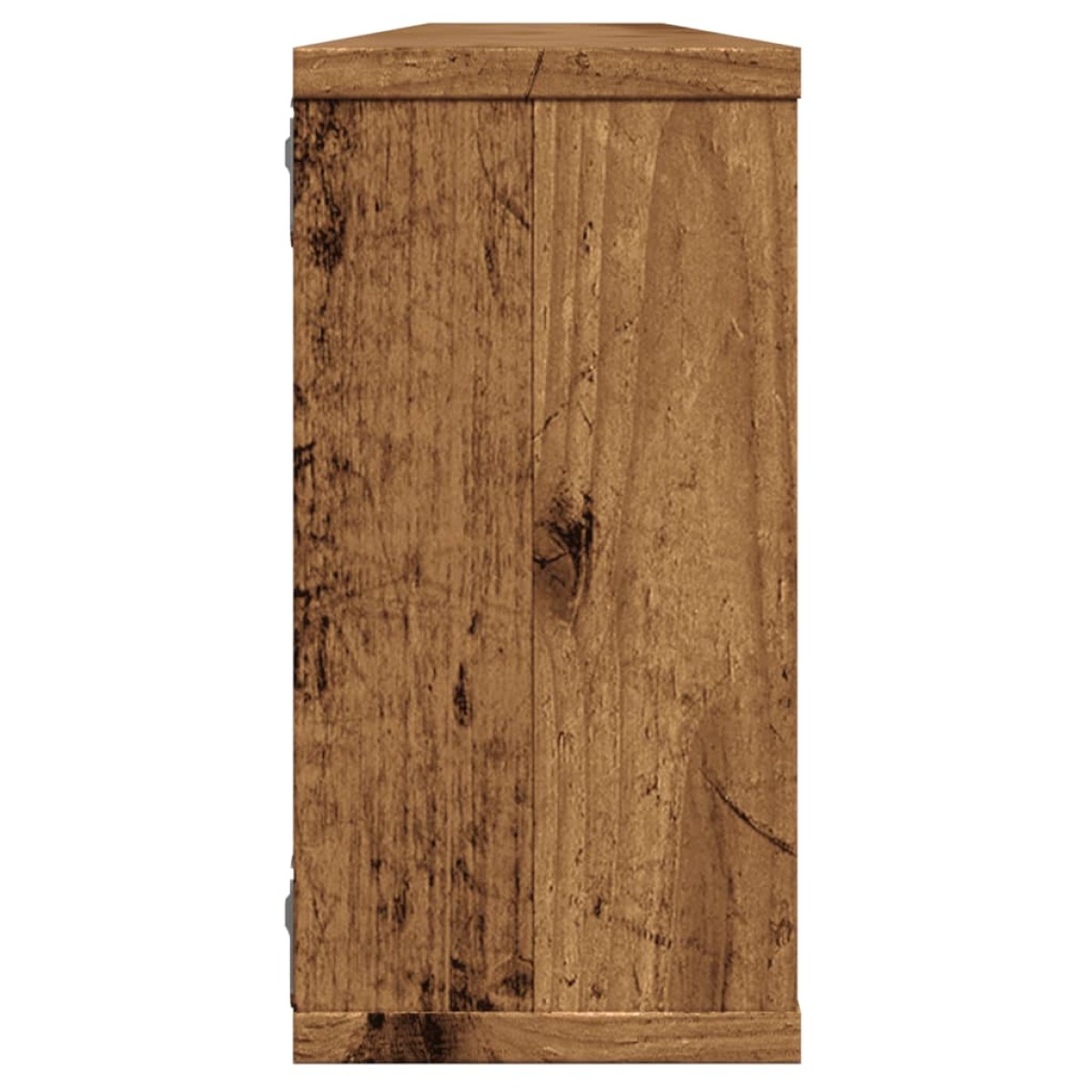 vidaXL Ράφια Κύβοι Τοίχου Όψη Παλαιού Ξύλου 100x15x30 εκ. Επεξ. Ξύλο