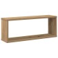 vidaXL Ράφια κύβων τοίχου 2 τεμάχια Artisan Oak Κατασκευασμένο ξύλο