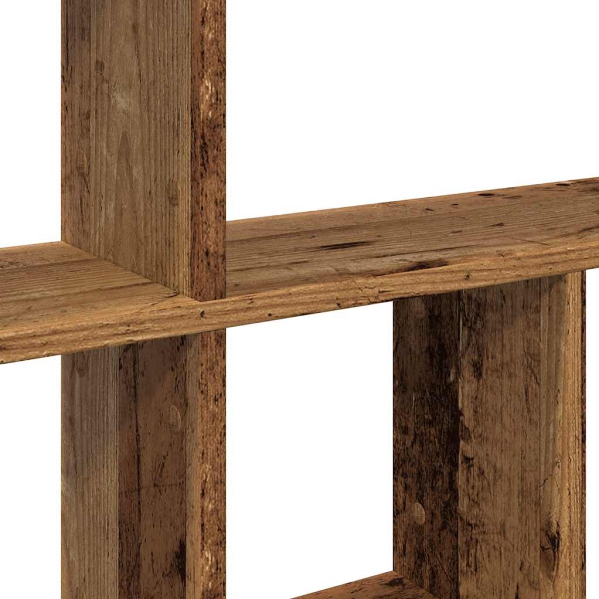 vidaXL Ράφι Τοίχου Παλιό Ξύλο 100 x 18 x 53 εκ. από Μοριοσανίδα