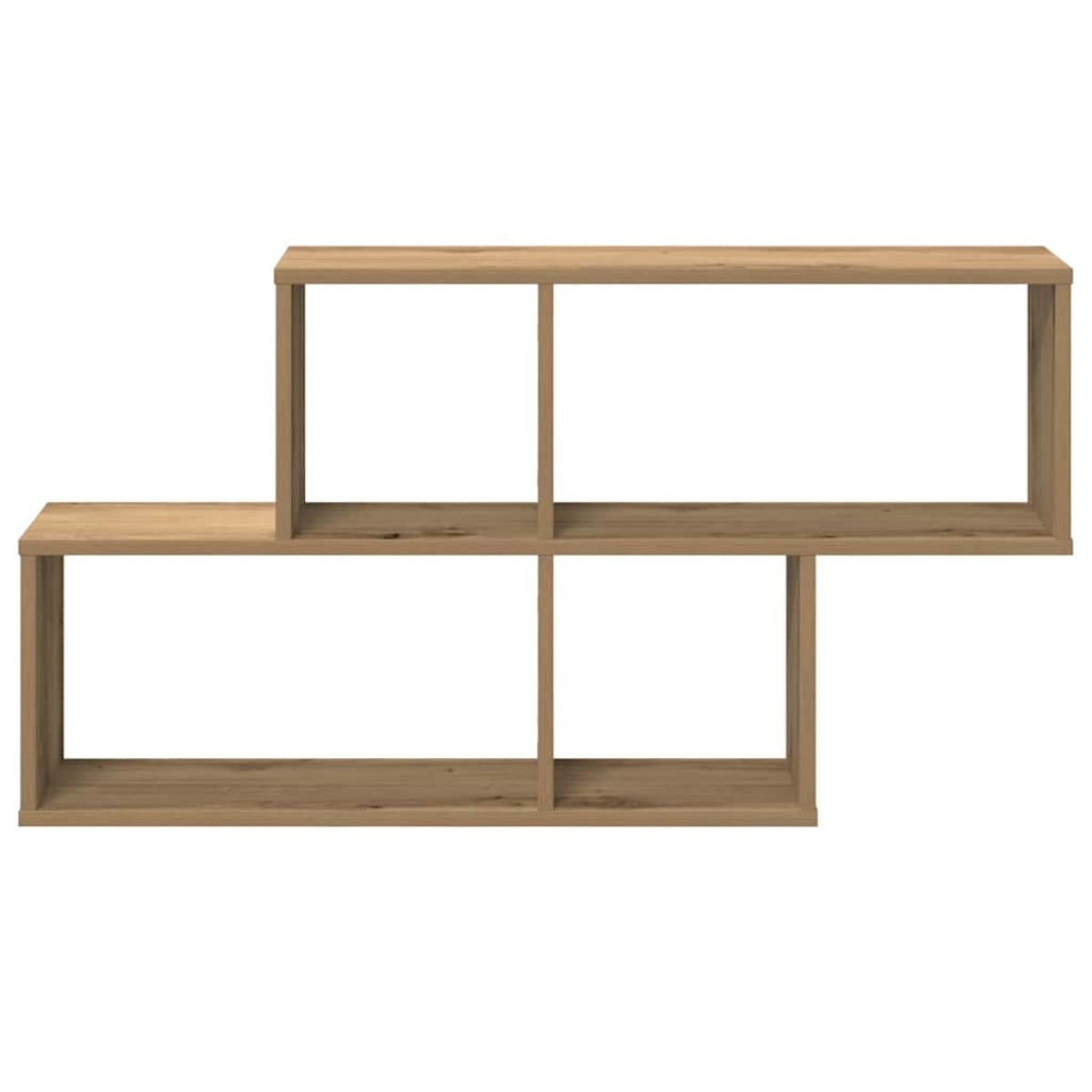 vidaXL Ράφι Τοίχου για Τεχνίτης Δρυς 100x18x53 εκ. Μοριοσανίδα