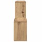 vidaXL Ράφι Τοίχου για Τεχνίτης Δρυς 100x18x53 εκ. Μοριοσανίδα