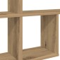 vidaXL Ράφι Τοίχου για Τεχνίτης Δρυς 100x18x53 εκ. Μοριοσανίδα